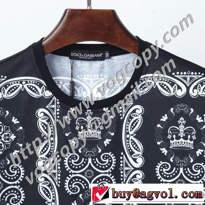 シンプルなファッション ドルチェ＆ガッバーナ Dolce&Gabbana  2020モデル 半袖Tシャツ