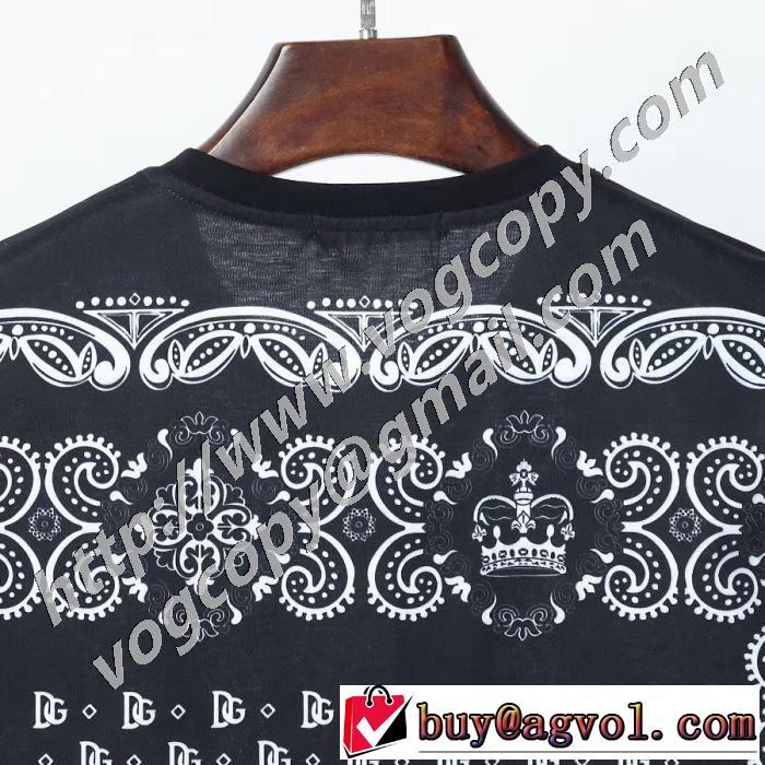 シンプルなファッション ドルチェ＆ガッバーナ Dolce&Gabbana  2020モデル 半袖Tシャツ