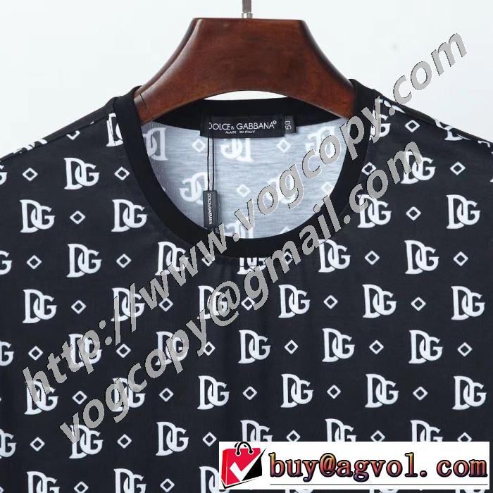 普段使いにも最適なアイテム 半袖Tシャツ 人気の高いブランド ドルチェ＆ガッバーナ Dolce&Gabbana