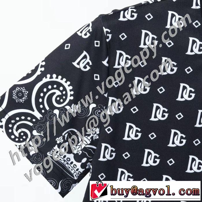 普段使いにも最適なアイテム 半袖Tシャツ 人気の高いブランド ドルチェ＆ガッバーナ Dolce&Gabbana