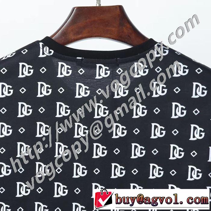 普段使いにも最適なアイテム 半袖Tシャツ 人気の高いブランド ドルチェ＆ガッバーナ Dolce&Gabbana