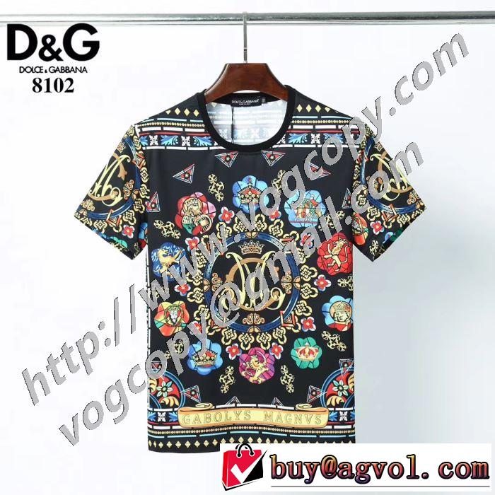 ドルチェ＆ガッバーナストリート界隈でも人気  Dolce&Gabbana 20新作です 半袖Tシャツ