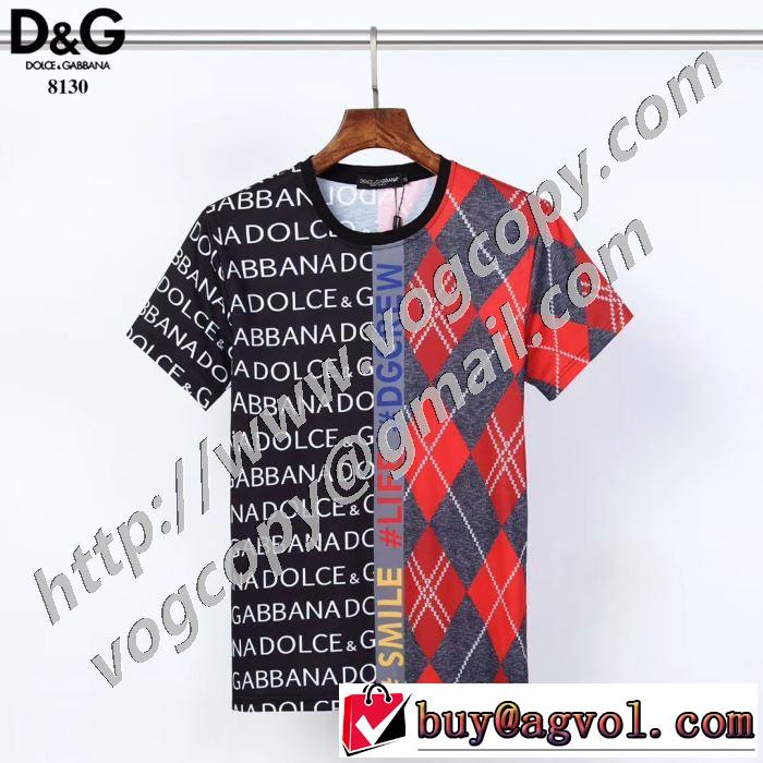 どのアイテムも手頃な価格で 半袖Tシャツ ストリート系に大人気 ドルチェ＆ガッバーナ Dolce&Gabbana