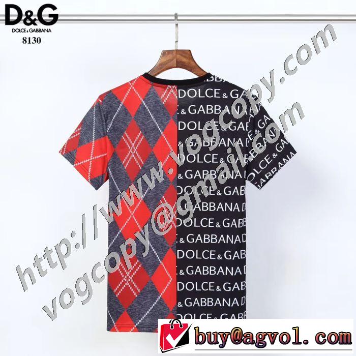 どのアイテムも手頃な価格で 半袖Tシャツ ストリート系に大人気 ドルチェ＆ガッバーナ Dolce&Gabbana