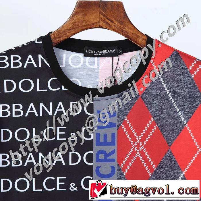 どのアイテムも手頃な価格で 半袖Tシャツ ストリート系に大人気 ドルチェ＆ガッバーナ Dolce&Gabbana