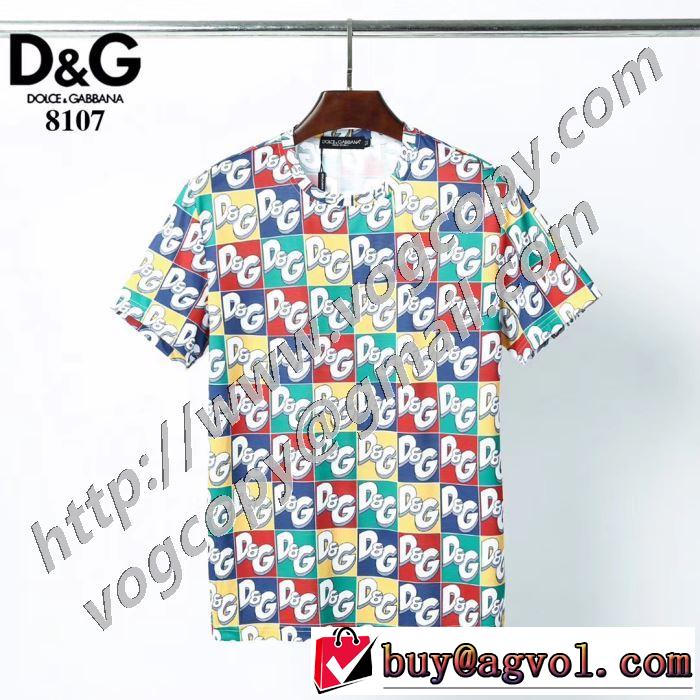 ドルチェ＆ガッバーナトレンド最先端のアイテム  Dolce&Gabbana 2020春新作 半袖Tシャツ