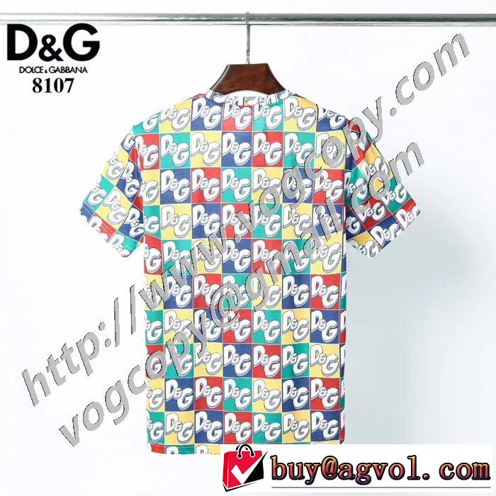 ドルチェ＆ガッバーナトレンド最先端のアイテム  Dolce&Gabbana 2020春新作 半袖Tシャツ