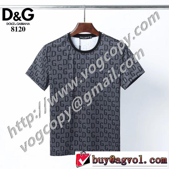 ドルチェ＆ガッバーナ ファッションに取り入れよう Dolce&Gabbana やはり人気ブランド 半袖Tシャツ