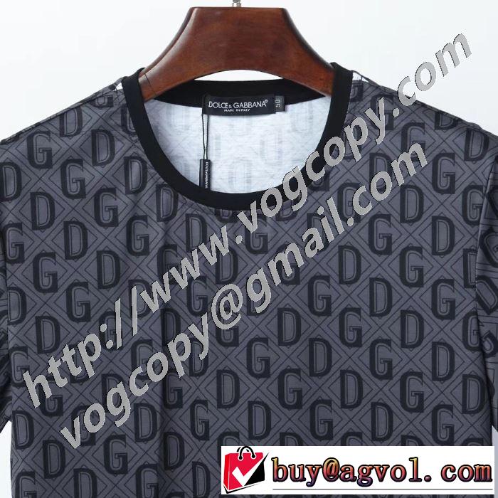 ドルチェ＆ガッバーナ ファッションに取り入れよう Dolce&Gabbana やはり人気ブランド 半袖Tシャツ