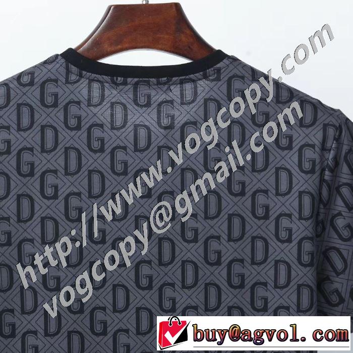 ドルチェ＆ガッバーナ ファッションに取り入れよう Dolce&Gabbana やはり人気ブランド 半袖Tシャツ