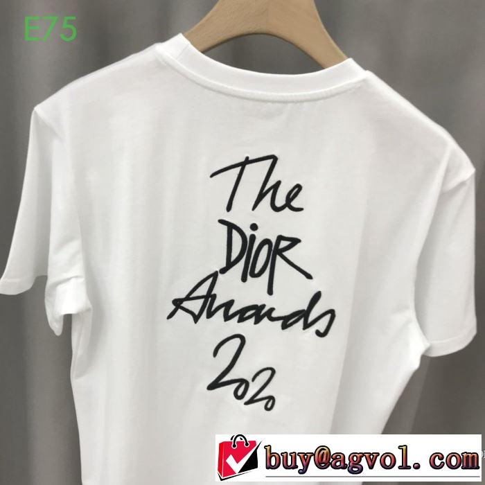2020SS人気 ディオール3色可選  DIOR 今回注目する 半袖Tシャツ 2年以上連続１位獲得