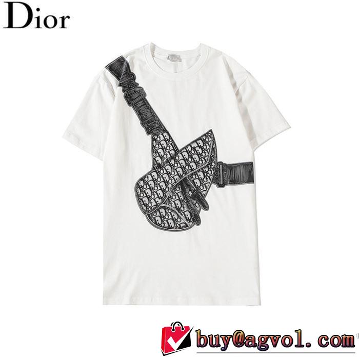 コーデの完成度を高める 2色可選 半袖Tシャツ  オススメのアイテムを見逃すな ディオール DIOR
