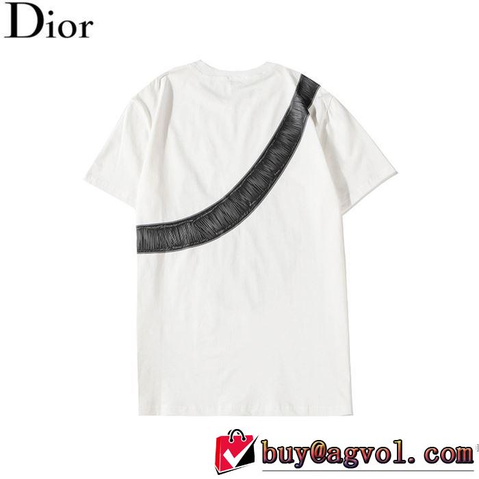 コーデの完成度を高める 2色可選 半袖Tシャツ  オススメのアイテムを見逃すな ディオール DIOR