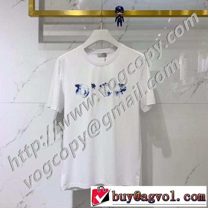 2色可選 エレガントな雰囲気 半袖Tシャツ VIP価格SALE ディオール DIOR  おしゃれな人が持っている
