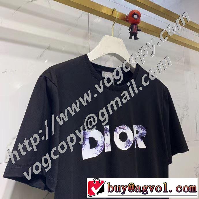 2色可選 エレガントな雰囲気 半袖Tシャツ VIP価格SALE ディオール DIOR  おしゃれな人が持っている