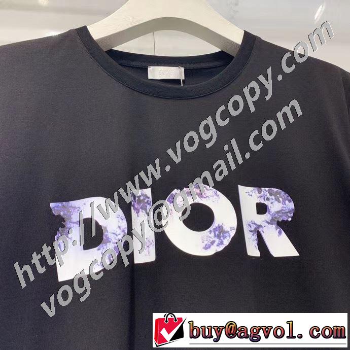 2色可選 エレガントな雰囲気 半袖Tシャツ VIP価格SALE ディオール DIOR  おしゃれな人が持っている