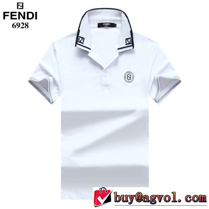 多色可選 注目度が上昇中 フェンディ2020春新作  FENDI 最先端のスタイル 半袖Tシャツ