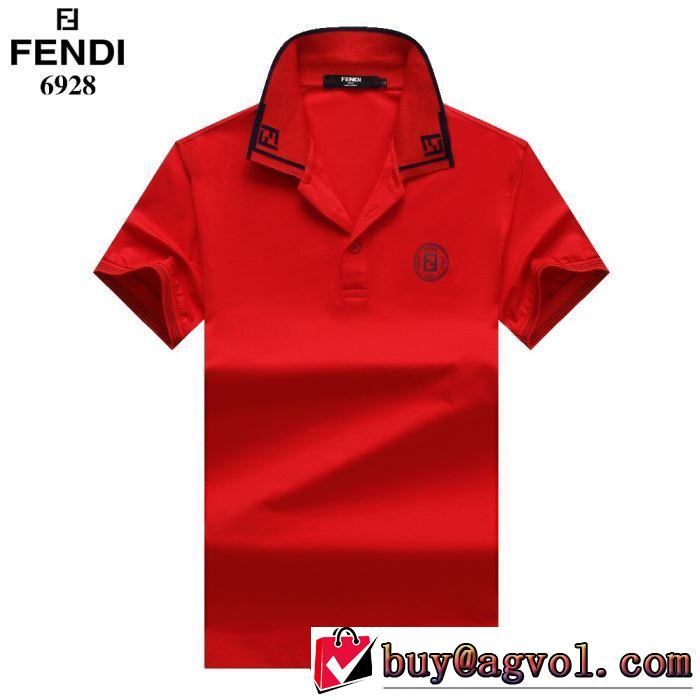 多色可選 注目度が上昇中 フェンディ2020春新作  FENDI 最先端のスタイル 半袖Tシャツ