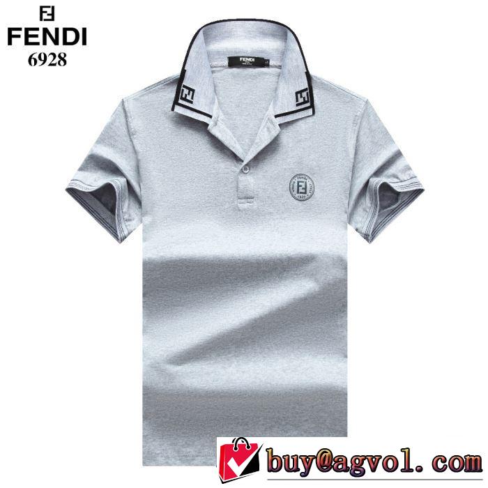 多色可選 注目度が上昇中 フェンディ2020春新作  FENDI 最先端のスタイル 半袖Tシャツ