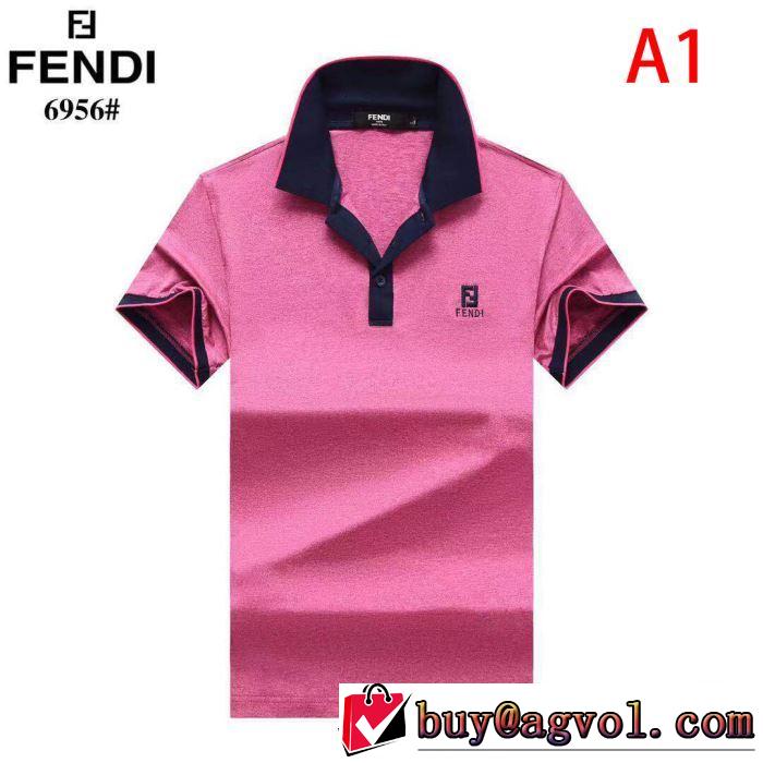 半袖Tシャツ 3色可選 ファッションに合わせ フェンディファッションに取り入れよう  FENDI