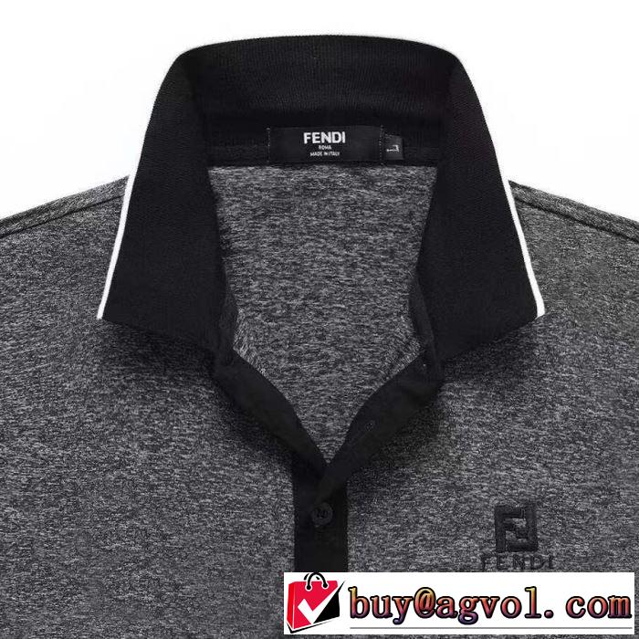 半袖Tシャツ 3色可選 ファッションに合わせ フェンディファッションに取り入れよう  FENDI