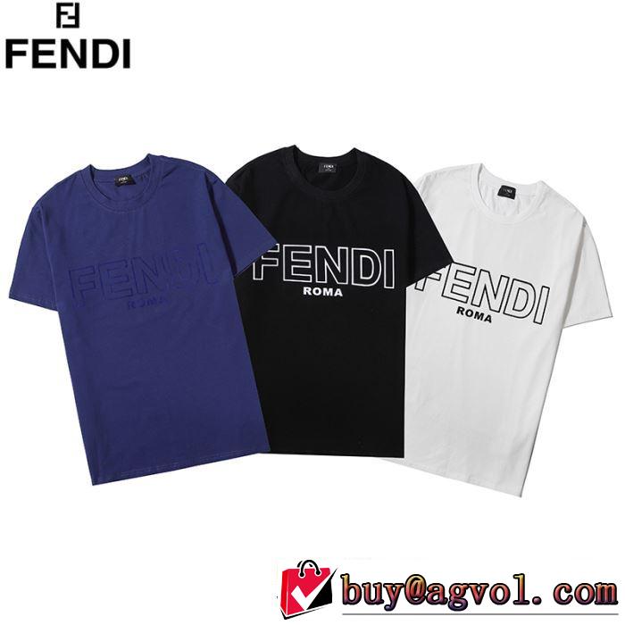 3色可選 2020話題の商品 半袖Tシャツ やはり人気ブランド フェンディ FENDI 安心の実績