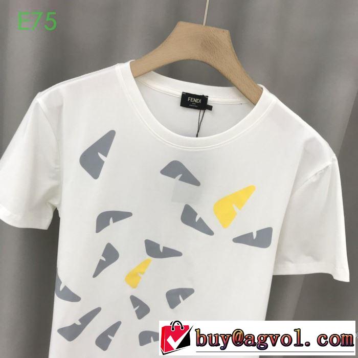 2色可選 安心安全人気通販 フェンディ FENDI 20新作です 半袖Tシャツ ストリート界隈でも人気