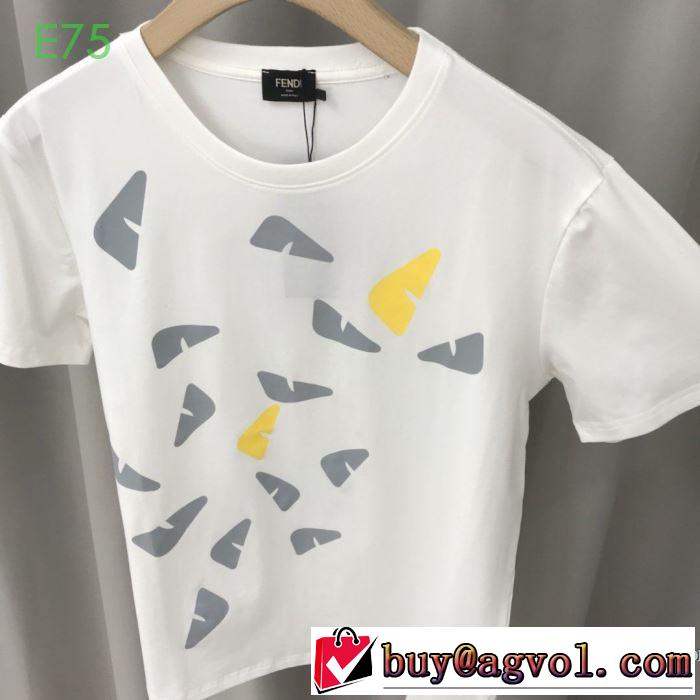 2色可選 安心安全人気通販 フェンディ FENDI 20新作です 半袖Tシャツ ストリート界隈でも人気