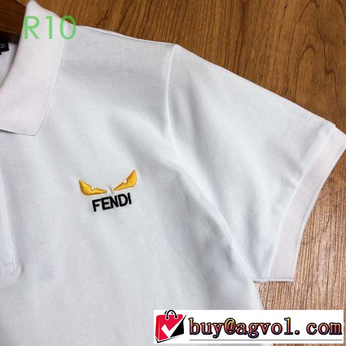 2色可選 限定アイテム特集 半袖Tシャツ ファッションに取り入れよう フェンディ FENDI