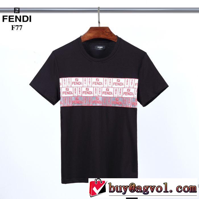 2色可選 差をつけたい人にもおすすめ 半袖Tシャツ 人気は今季も健在 フェンディ FENDI