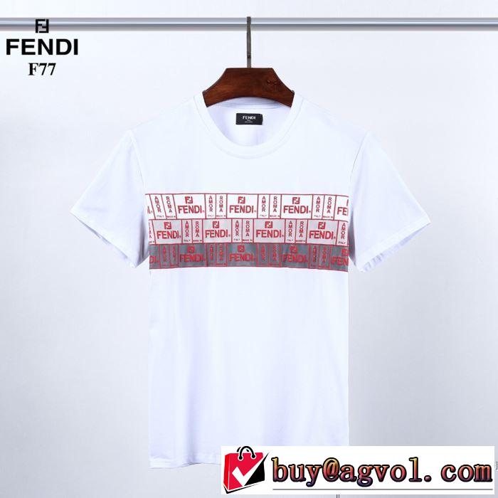 2色可選 差をつけたい人にもおすすめ 半袖Tシャツ 人気は今季も健在 フェンディ FENDI