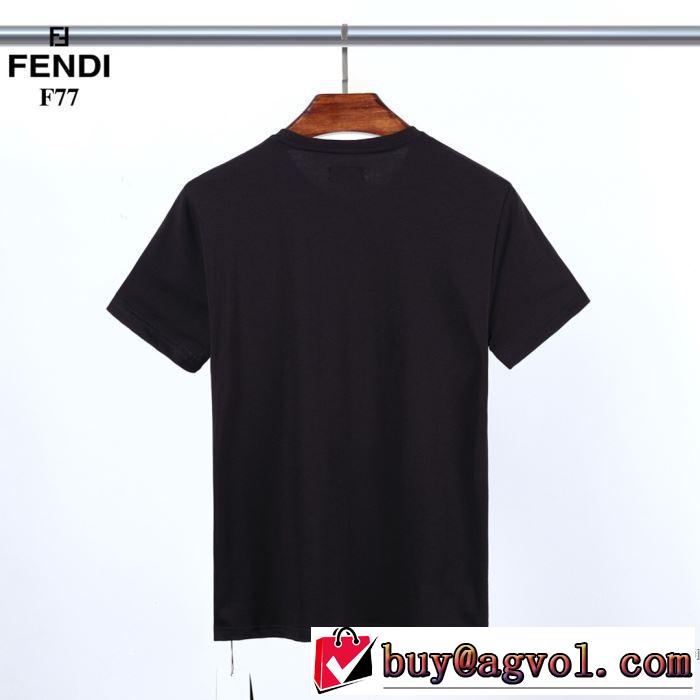 2色可選 差をつけたい人にもおすすめ 半袖Tシャツ 人気は今季も健在 フェンディ FENDI