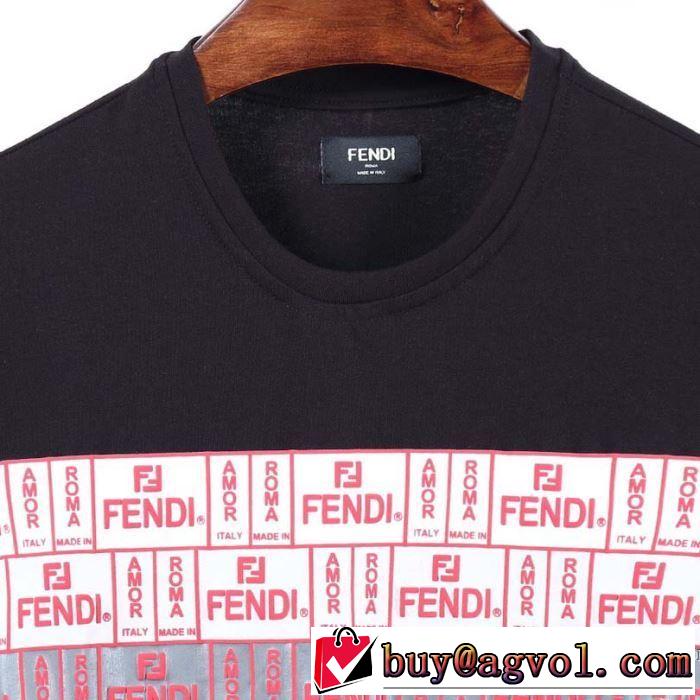 2色可選 差をつけたい人にもおすすめ 半袖Tシャツ 人気は今季も健在 フェンディ FENDI