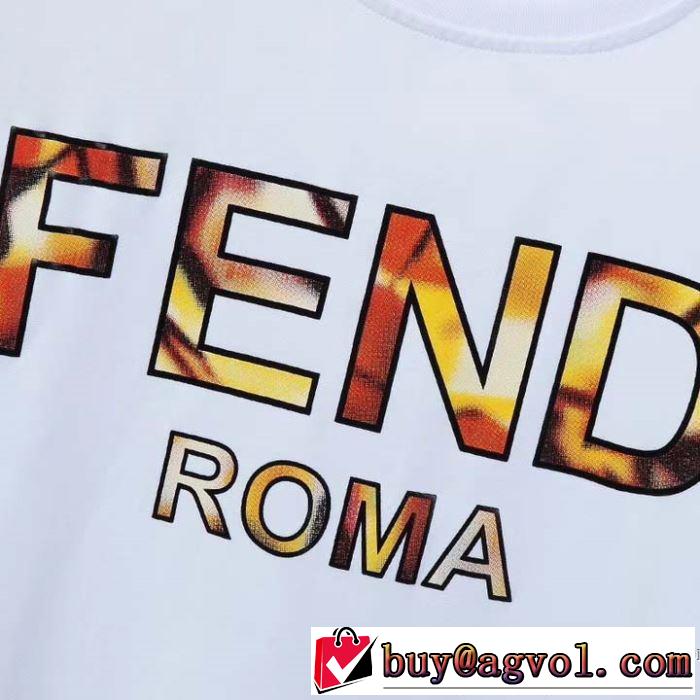 2020話題の商品 フェンディ2色可選  FENDI 今季の主力おすすめ 半袖Tシャツ人気は今季も健在