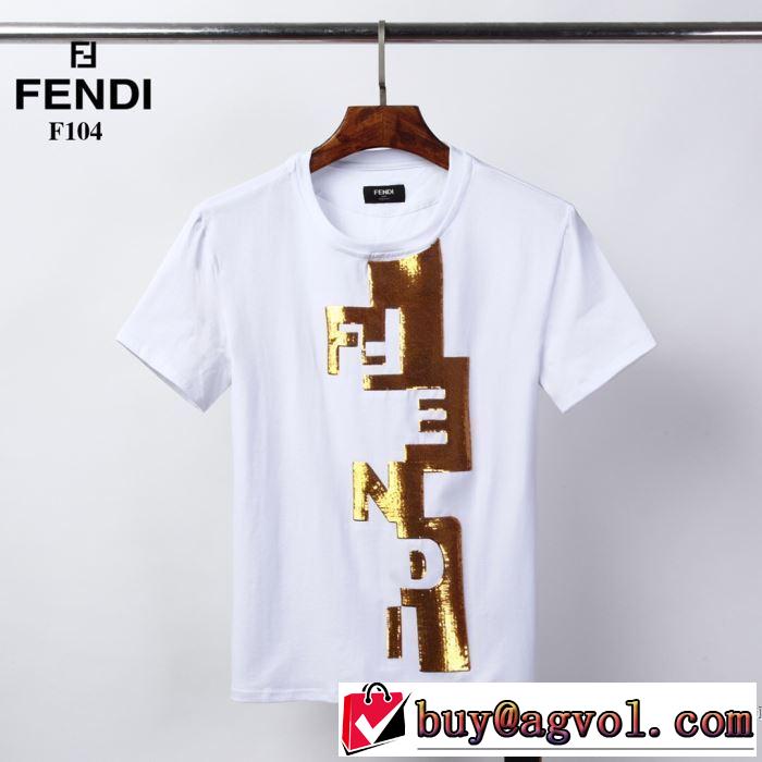 海外大人気 フェンディ2色可選  FENDI 今なお素敵なアイテムだ 半袖Tシャツ 大幅割引価格