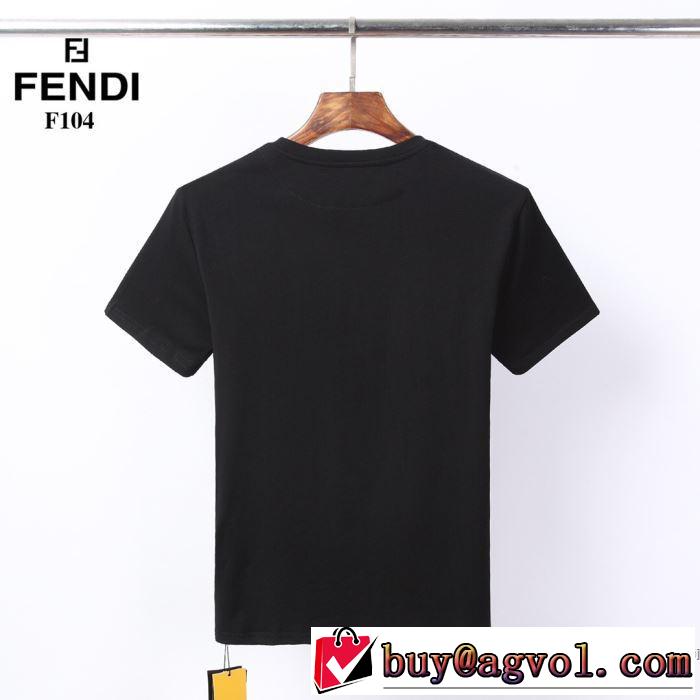 海外大人気 フェンディ2色可選  FENDI 今なお素敵なアイテムだ 半袖Tシャツ 大幅割引価格