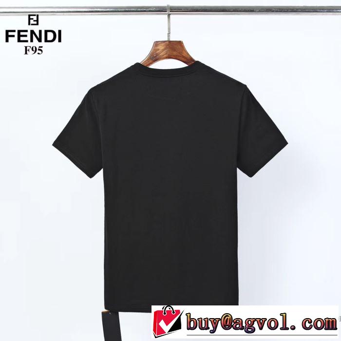 大人の新作こそ 半袖Tシャツ 2色可選 今年の春トレンド フェンディ FENDI 狙える優秀アイテム