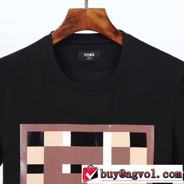 大人の新作こそ 半袖Tシャツ 2色可選 今年の春トレンド フェンディ FENDI 狙える優秀アイテム