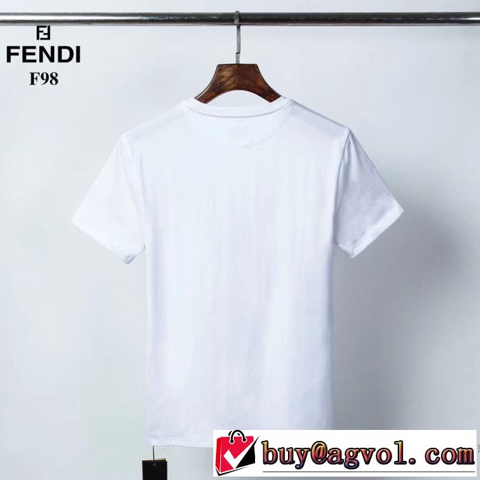 半袖Tシャツ 累積売上総額第１位 2色可選 フェンディ普段のファッション  FENDI 20SS☆送料込