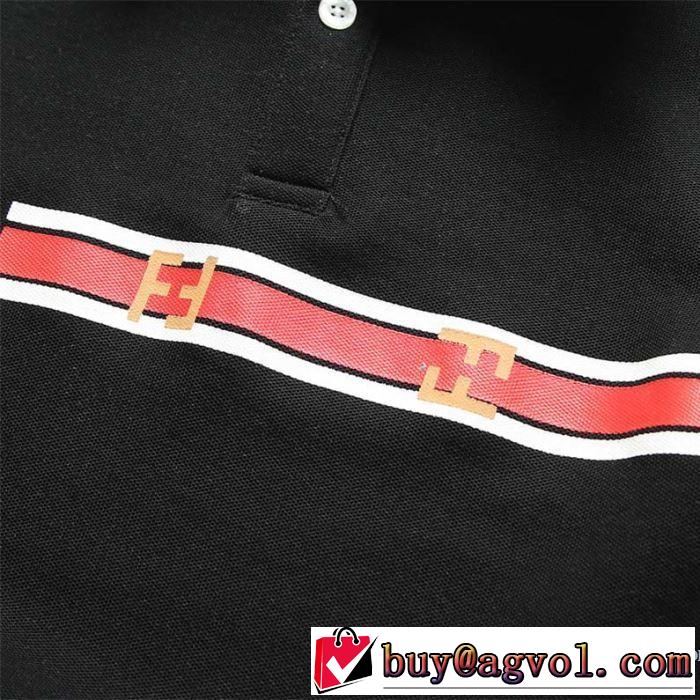 春夏コレクション新品 2色可選 フェンディ FENDI 大活躍する 半袖Tシャツ 幅広いアイテムを展開
