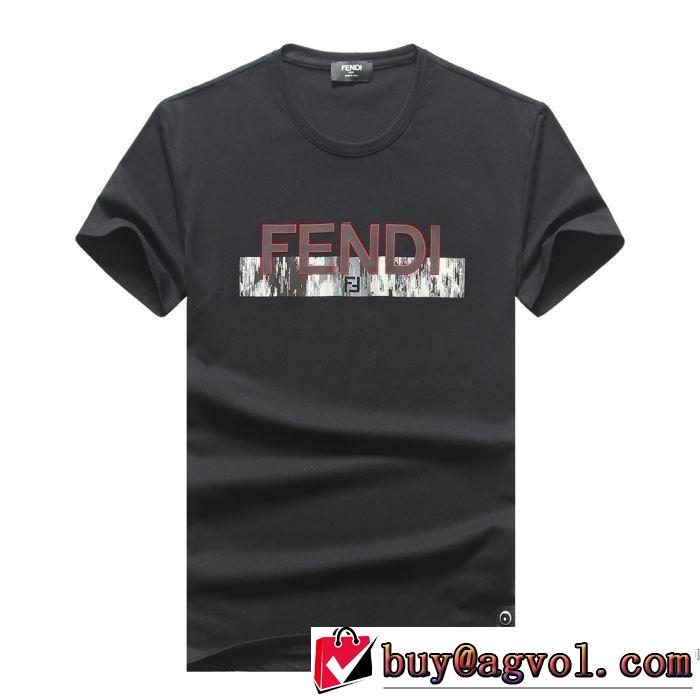 20SS☆送料込 2色可選 半袖Tシャツ 累積売上総額第１位 フェンディ FENDI  破格値