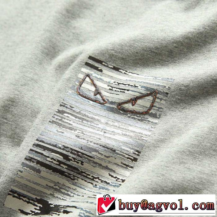 大人気のブランドの新作 半袖Tシャツ 3色可選 普段のファッション フェンディ取り入れやすい  FENDI