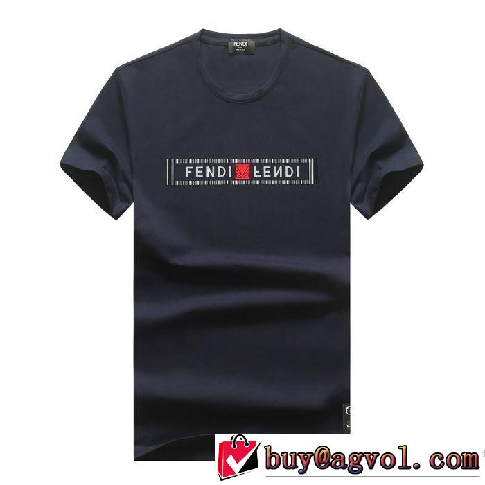 半袖Tシャツ 3色可選 確定となる上品 フェンディ最もオススメ  FENDI  人気が継続中