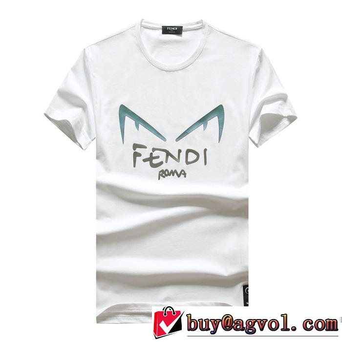 多色可選 日本未入荷カラー 半袖Tシャツ 海外でも大人気 フェンディ FENDI 上品に着こなせ