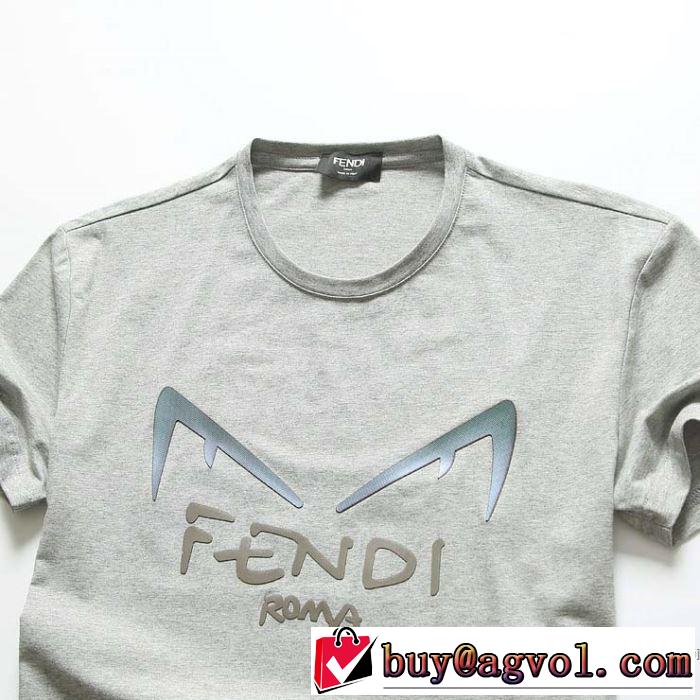 多色可選 日本未入荷カラー 半袖Tシャツ 海外でも大人気 フェンディ FENDI 上品に着こなせ