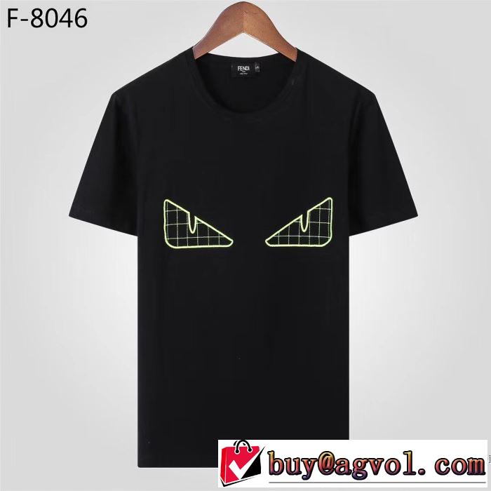2色可選 半袖Tシャツ 是非ともオススメしたい フェンディ 20SSトレンド FENDI 素敵なアイテム