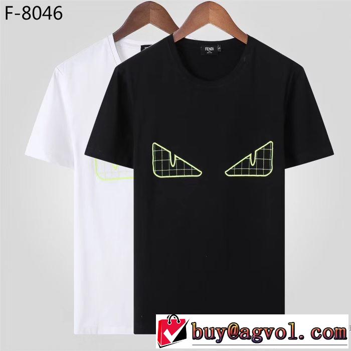 2色可選 半袖Tシャツ 是非ともオススメしたい フェンディ 20SSトレンド FENDI 素敵なアイテム