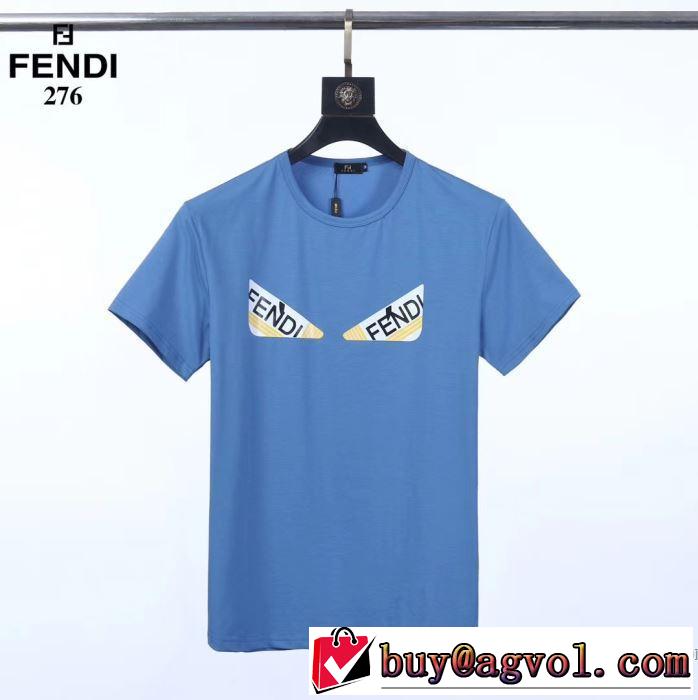 通勤通学どちらでも使え フェンディ3色可選  FENDI 限定アイテムが登場 半袖Tシャツ
