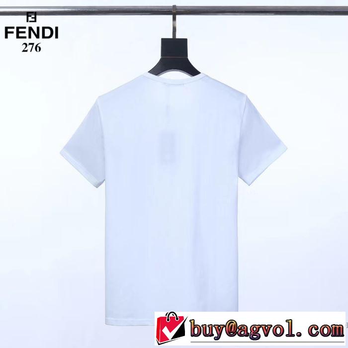 通勤通学どちらでも使え フェンディ3色可選  FENDI 限定アイテムが登場 半袖Tシャツ