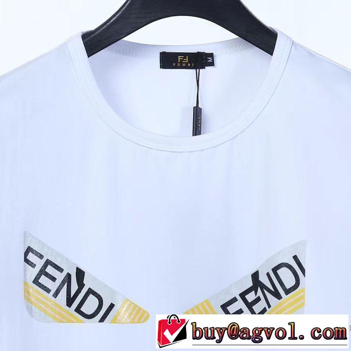 通勤通学どちらでも使え フェンディ3色可選  FENDI 限定アイテムが登場 半袖Tシャツ